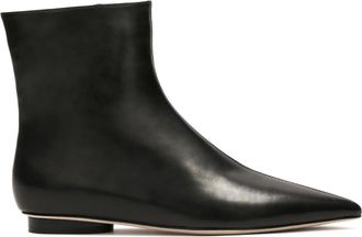 Kazar KS Amiens Flat Boots - Dames - Enkellaarsjes - Zwart - 37 EU - Leer - Schoenen