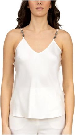 Max Mara Dames, Tops, Wit, Maat: XS Satijn