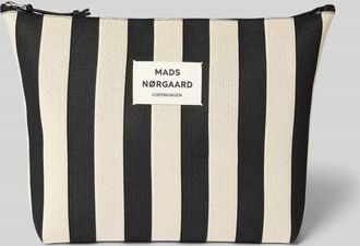 Mads Norgaard Kosmetiktasche mit Logo-Patch in Black, Gr&ouml;&szlig;e 1