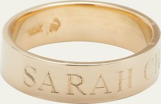 Sarah Chloe Ciela 14K Gold Band Ring, Size 3-8