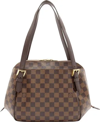 Louis Vuitton Vintage Damier Ebene Belem Mm Shoulder Bag (Authentic Pre-Loved)