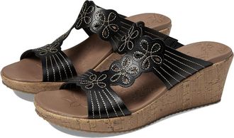 Skechers Beverlee - Garden Picnic Womens Shoes Black : 10 B - Medium