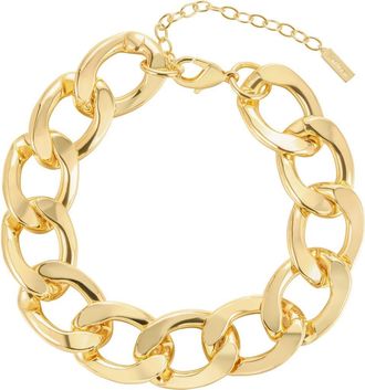 st. Moran Chunky Curb Chain Necklace in Gold at Nordstrom