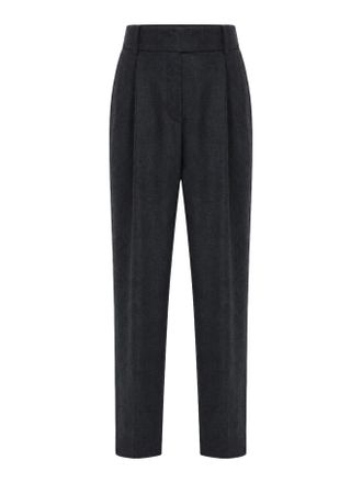 Giorgio Armani TAILORED WOOL TROUSERS WITH PLEATS - Giorgio Armani - Woman