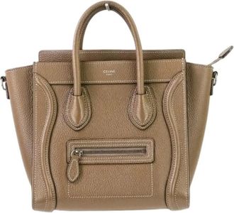 Celine Pre-owned Handbags, female, Brown, Size: ONE SIZE Pre-owned Vintage Handbag