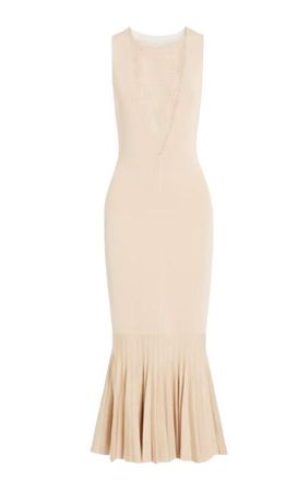 Galvan Beige Arato Knit Dress Size XS