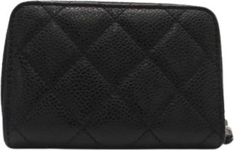 Chanel Pre-owned Coin Purse - Dames - Vintage Accessoires - Zwart - ONE Size - Leer - Vintage