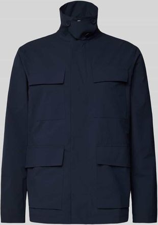 People of Shibuya Jacke mit Stehkragen Modell KASUGAI in Marine, Gr&ouml;&szlig;e 50