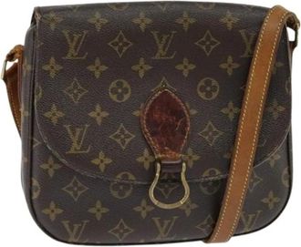 Louis Vuitton Pre-owned Cross Body Bags, female, Brown, Size: ONE SIZE Pre-owned Vintage Canvas Cross Body Bag