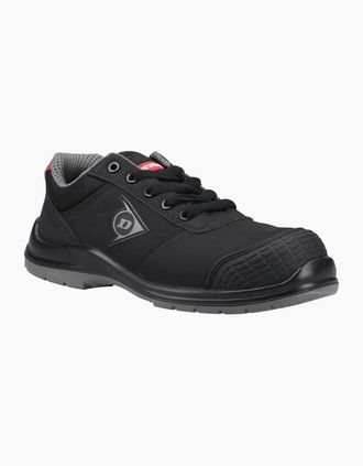 Dunlop Mens Dunlop First One Adv-Evo Low Nubuck Mens Black/Red Safety Trainers - Size: 11