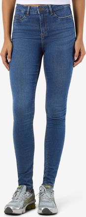 Noisy May Skinny-fit-Jeans NOISY MAY NMCALLIE HW SKINNY BLUE JEANS NOOS, Damen, Gr. 29, L&auml;nge 32, blau (medium blau denim), Denim/Jeans, Obermaterial: 75% Baumw