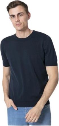 Gran Sasso t-shirt - Heren - T-shirts - Blauw - L - Katoen - Tops