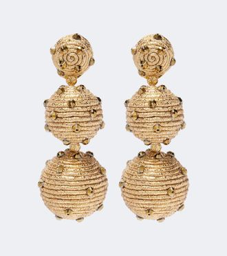 Oscar De La Renta Pendientes adornados