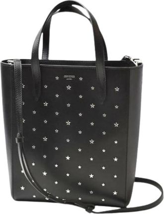 Jimmy Choo London Pre-owned Tote Bag - Dames - Vintage Shopper - Zwart - ONE Size - Leer - Vintage
