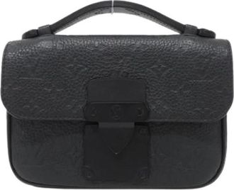 Louis Vuitton Pre-owned Mini Bag - Dames - Vintage Mini Tas - Zwart - ONE Size - Leer - Vintage