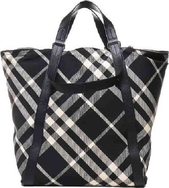 Burberry Festival Canvas Tote Bag