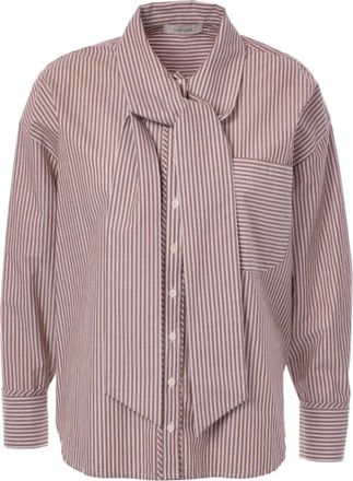 Jcsophie Blouses & Shirts - Dames - Overhemden - Bruin - M - Katoen - Overhemden