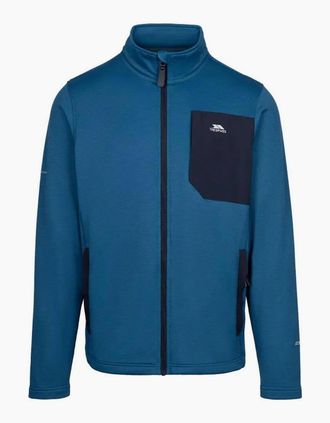 Trespass Mens Trespass Mens Arranfore AT200 Fleece Jacket - Blue - Size: 42/Regular