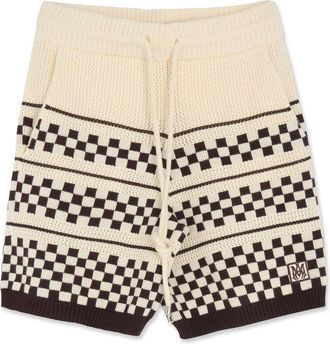 Amiri CHECKERED MESH SHORT Size: XL, colour: BEIGE