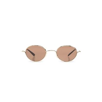 Alexander McQueen Alexander McQueen, Sunglasses, male, Brown, Size: ONE SIZE Oval Sunglasses