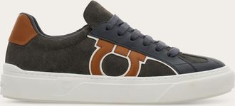 Ferragamo Men Gancini sneaker Grey Size 10.5