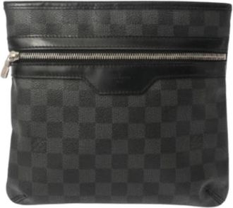 Louis Vuitton Pre-owned Cross Body Bags, male, Black, Size: ONE SIZE Pre-owned Vintage Damier Graphite Shoulder Bag
