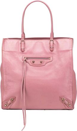 Balenciaga 2013 Papier A5 leren shopper - Roze