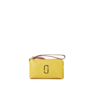Marc Jacobs Clutches, female, Yellow, Size: ONE SIZE The Snapshot Wristlet