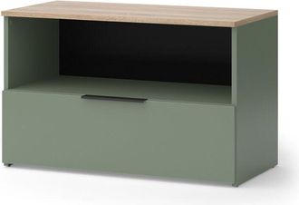 Vicco Credenza Wido, Verde, 80 x 50 cm con 1 scomparto chiuso, Vicco
