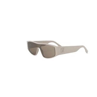 Fendi Accessoires, Heren, Beige, ONE Size, FF Squared Zonnebril