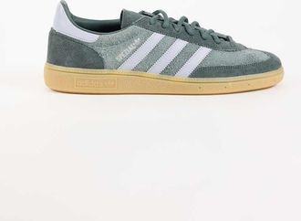 adidas Originals Handball Spezial sneakers grigie e argentate con suola in gomma-Grigio