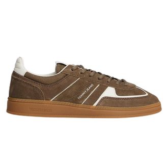 Tommy Jeans Greenwich su&egrave;de platte sportschoenen voor dames (Bruin)