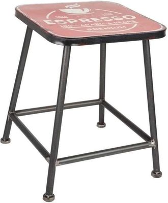Wanderlust Deco Taburete de metal 38 x 38 x 45h cm