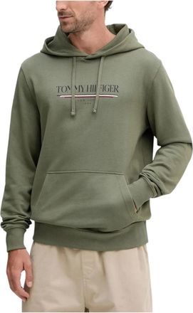 Tommy Hilfiger Hombre, Sudaderas, Verde, Talla: M