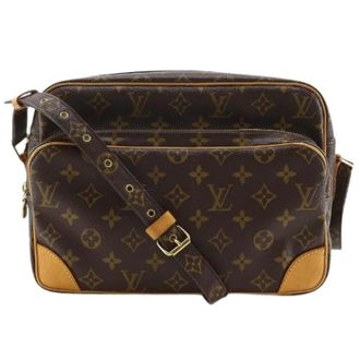 Louis Vuitton Pre-owned Nile Monogram Schoudertas - Dames - Pre-owned - Bruin - Maat: ONE Size