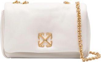 Off-white White Jetney Medium Shoulder Bag