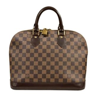 Louis Vuitton Tweedehands Canvas Louis Vuitton tassen - Dames - Pre-owned - Bruin - Maat: ONE Size
