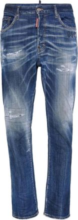 Dsquared2 Blue Mid Rise Jeans