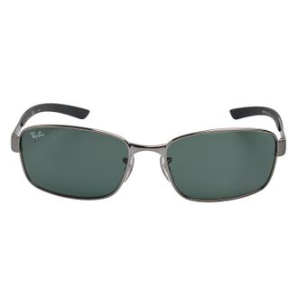 Ray-Ban Heren Rechthoekige Zonnebril RB3413