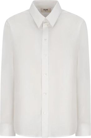 Celine Relaxed Shirt - Dames - Overhemden - Wit - M - Katoen - Overhemden