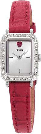 Fossil Raquel Quartz Silver Dial Ladies Mini Two-Hand Watch ES5466