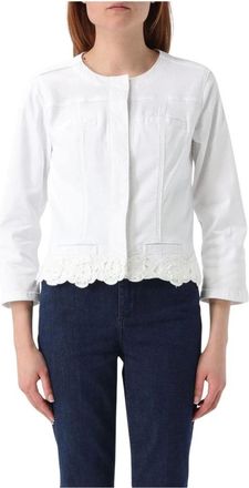 Liu Jo Mujer, Chaquetas, Blanco, Talla: XL
