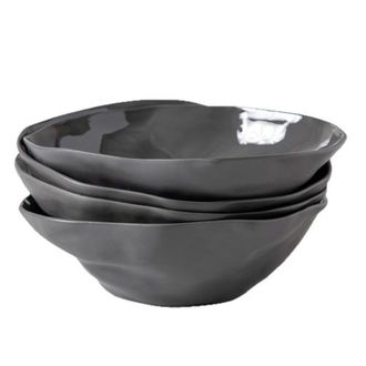 Be Home Tam Stoneware Side Bowl - Set of 4 in Slate at Nordstrom