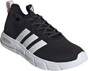 adidas Cloudfoam Flex Slounge Running Shoe in Black/White/Almost Pink at Nordstrom Rack, Size 10.5