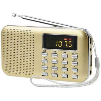 OEM Radio Port&aacute;til, Radio Fm/am, Funciona Con Pilas Y Corriente El&eacute;ctrica, Reproductor De Mp3, Altavoz, Compatible Con Tarjeta Tf/usb, Linterna, Apto Para
