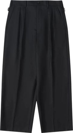 Comme Des Gar&ccedil;ons Pantalones de Lana con Pliegues - Trousers - Hombre - Negro - S