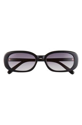 DIFF Eyewear Cove Oval Sunglasses in Black at Nordstrom Rack