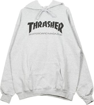 Thrasher Grijs/Zwart Skatemag Hood Sweatshirt met Lange Mouwen - Heren - Hoodies - Grijs - XL - Katoen - Hoodies & sweatvesten