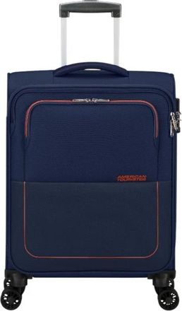American Tourister Zachte cabine trolley met TSA-slot - unisex - Handbagage koffer - Blauw - ONE Size - Polyester - Koffers