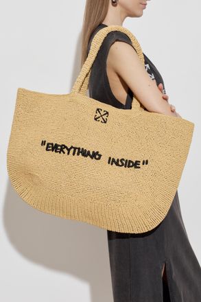Off-white Jitney Bag, Womens, Beige